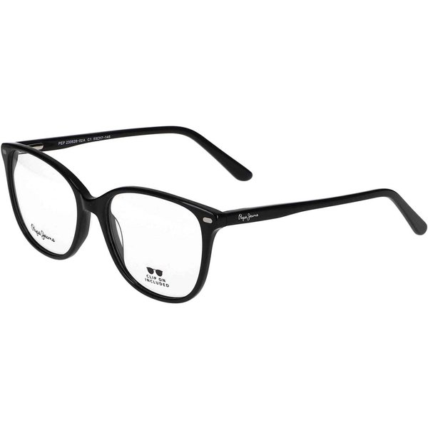 Pepe Jeans PJ7460 with Clip-On 001P Women’s Eyeglasses Black Size 55 - Blue Light Block Available
