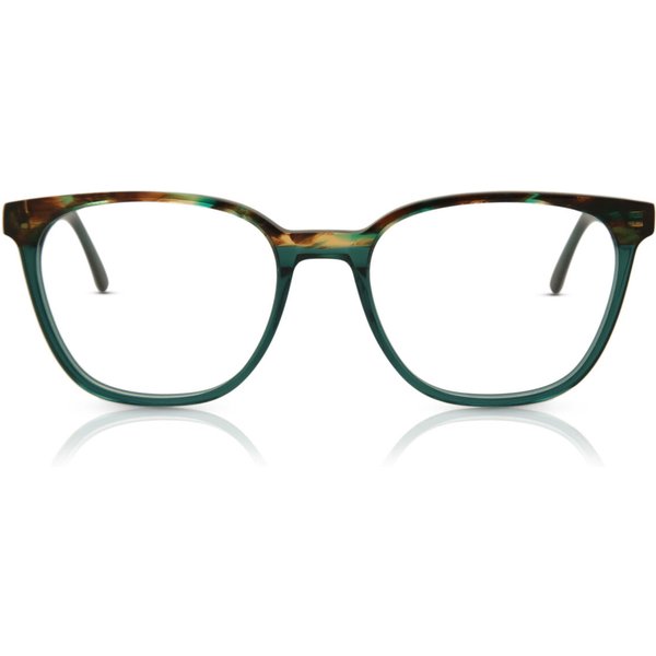 Rectangle Full Rim Plastic Men's Prescription Eyeglasses Online Red Size 51 - Free Lenses - Blue Light Block Available - Arise Collective
