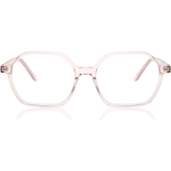 Square Full Rim Plastic Men's Prescription Eyeglasses Online Pink Size 52 - Free Lenses - Blue Light Block Available - Arise Collective