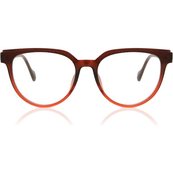 Cat Eye Full Rim Plastic Women’s Prescription Eyeglasses Online Brown Size 53 - Free Lenses - Blue Light Block Available - Arise Collective