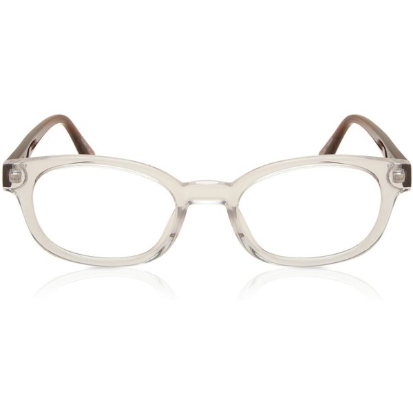 Oval Full Rim Plastic Men's Prescription Eyeglasses Online Clear Size 48 - Free Lenses - Blue Light Block Available - Arise Collective