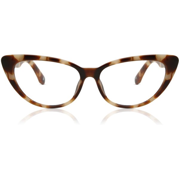 Cat Eye Full Rim Plastic Women’s Prescription Eyeglasses Online Tortoiseshell Size 55 - Free Lenses - Blue Light Block Available - Arise Collective