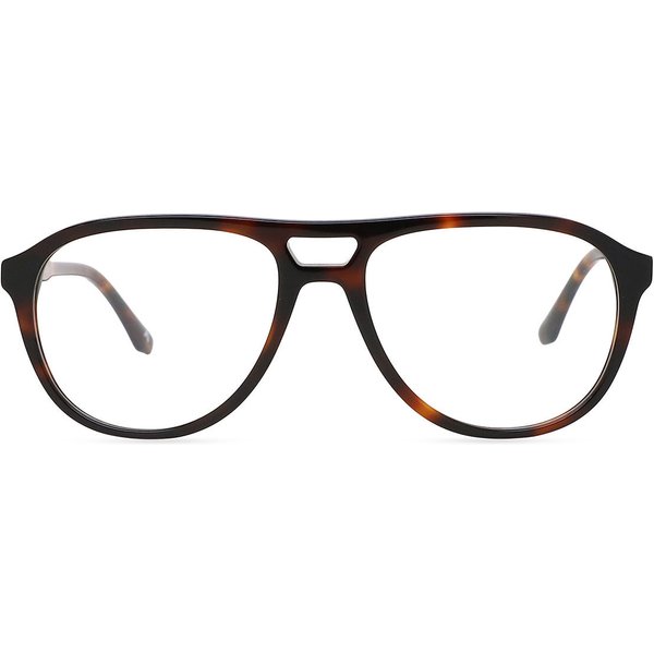 Rectangle Full Rim Plastic Men's Prescription Eyeglasses Online Brown Size 53 - Free Lenses - Blue Light Block Available - Arise Collective