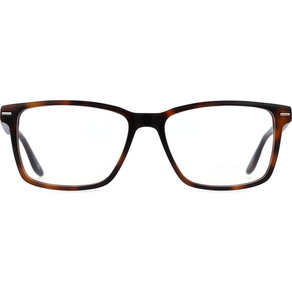 Rectangle Full Rim Plastic Men's Prescription Eyeglasses Online Brown Size 53 - Free Lenses - Blue Light Block Available - Arise Collective