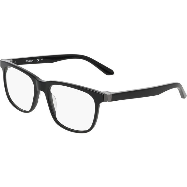 DRAGON DR7018 001 Men's Eyeglasses Black Size 54 - Blue Light Block Available