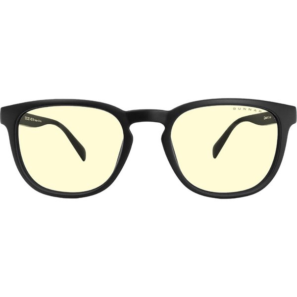 Gunnar OAKLAND Asian Fit Blue-Light Block OAK-00113 Men's Eyeglasses Black Size 50 - Blue Light Block Available