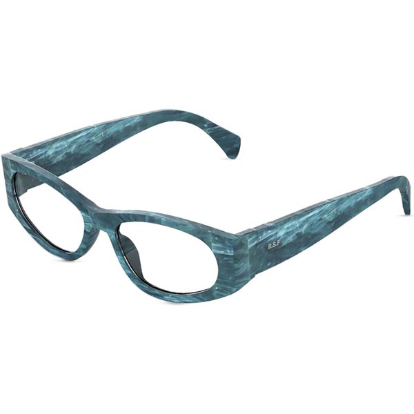 Retrosuperfuture NUMERO 112 MARMO TURCHESE 8XJ Women’s Eyeglasses Blue Size 54 - Blue Light Block Available