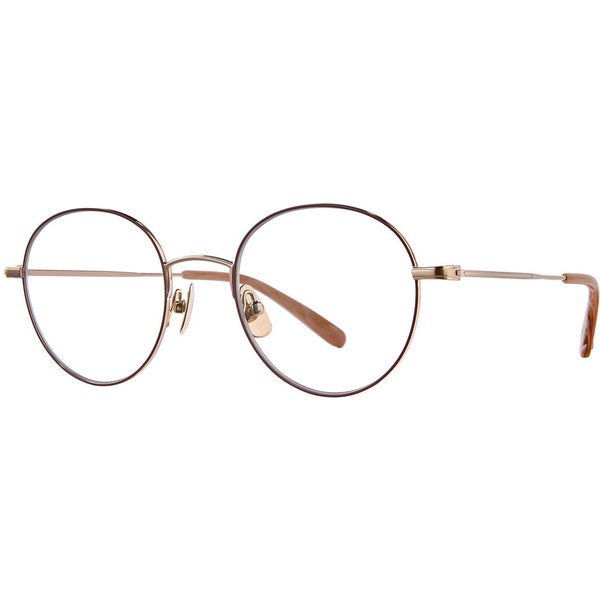 Garrett Leight CLOY II CH-R-SST Men's Eyeglasses Purple Size 50 - Blue Light Block Available