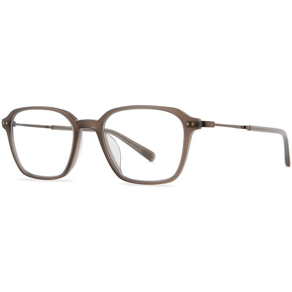 Garrett Leight GIDEON C TRU-CG Men's Eyeglasses Brown Size 49 - Blue Light Block Available