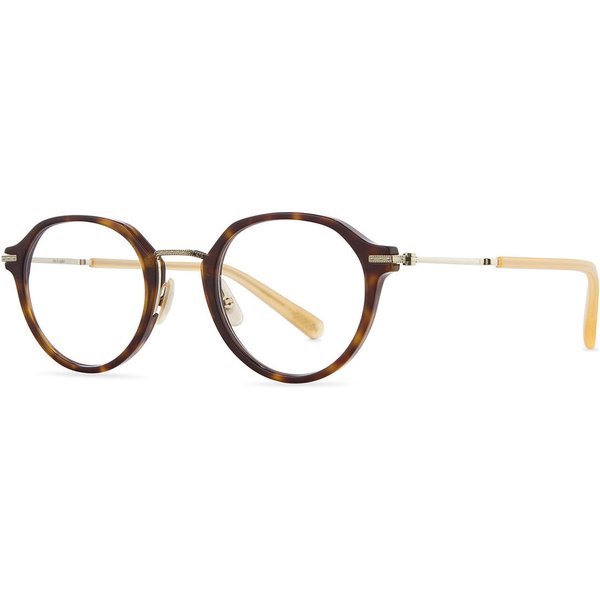 Garrett Leight SUMNER C HKT-WG Men's Eyeglasses Tortoiseshell Size 45 - Blue Light Block Available