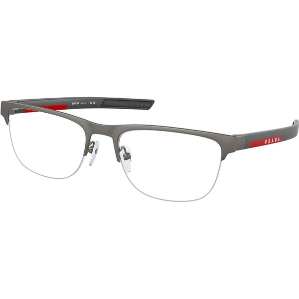プラダ Prada Linea Rossa PS51QV 19K1O1 サングラス - 男性用 - 灰色