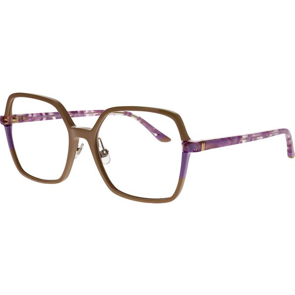 Prodesign Glow 3N 1422 Women’s Eyeglasses Brown Size 55 - Blue Light Block Available