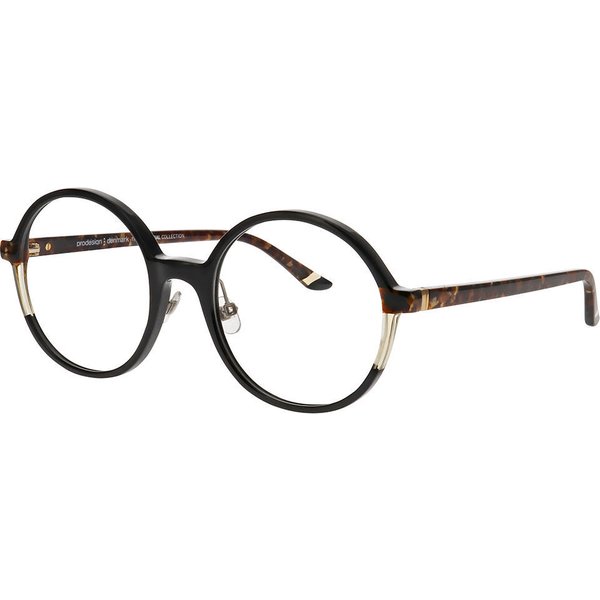 Prodesign Glow 4N 6032 Women’s Eyeglasses Black Size 51 - Blue Light Block Available