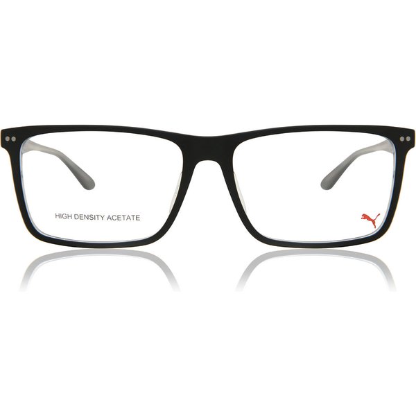 Puma PU0130O 007 Men's Eyeglasses Black Size 58 - Blue Light Block Available