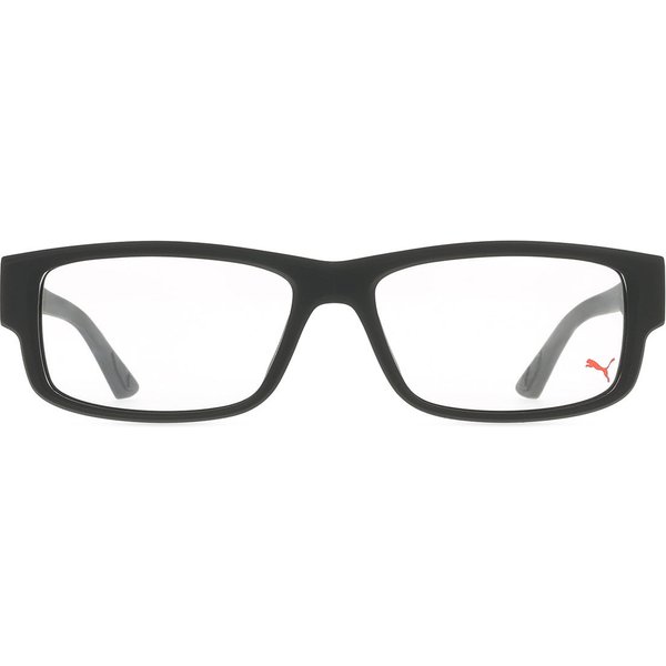 Puma PU0440O 002 Men's Eyeglasses Black Size 57 - Blue Light Block Available