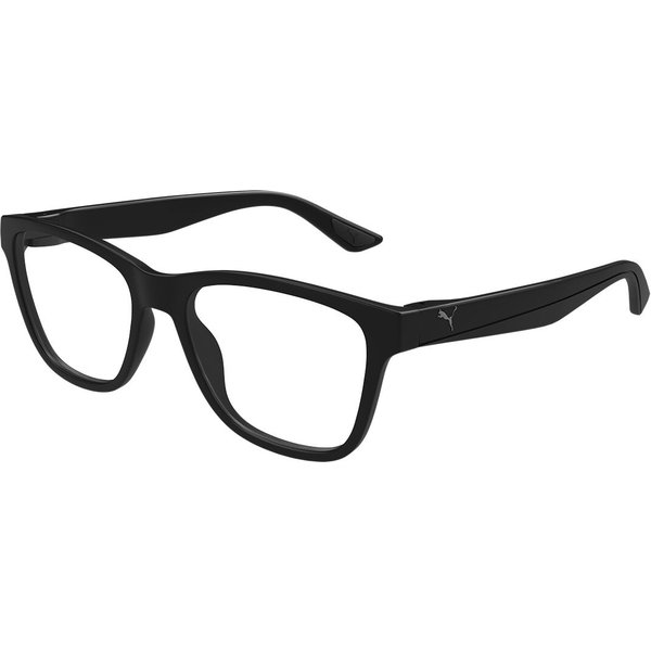 Puma PU0485O 006 Men's Eyeglasses Black Size 57 - Blue Light Block Available