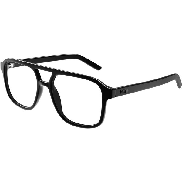 Puma PU0495O 001 Men's Eyeglasses Black Size 56 - Blue Light Block Available