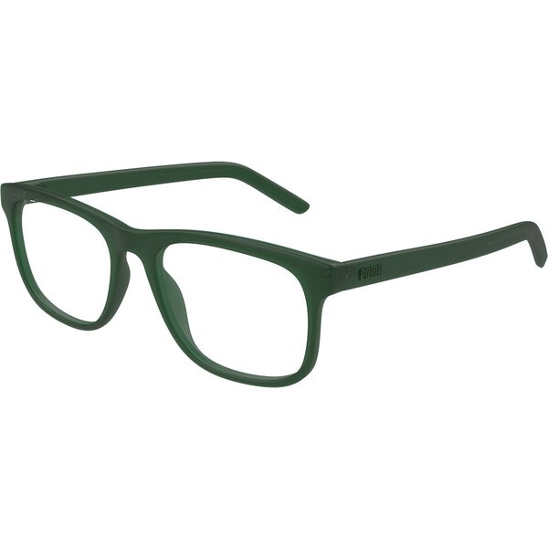 Puma PU0496O 005 Men's Eyeglasses Green Size 55 - Blue Light Block Available