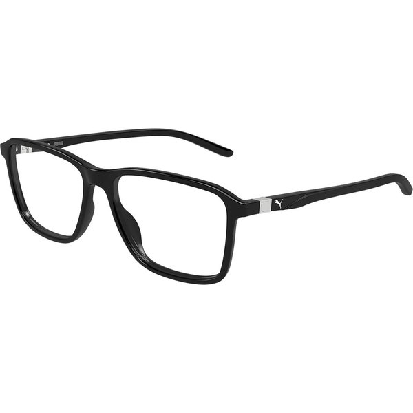 Puma PU0536O 001 Men's Eyeglasses Black Size 55 - Blue Light Block Available