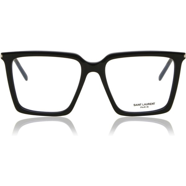 Saint Laurent SL 474 OPT 001 Women’s Eyeglasses Black Size 56 - Blue Light Block Available