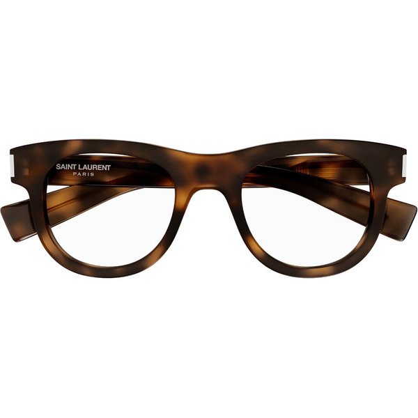 Saint Laurent SL 571 OPT 003 Men's Eyeglasses Tortoiseshell Size 49 - Blue Light Block Available