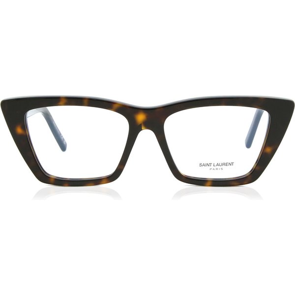 Saint Laurent SL 276 MICA OPT 004 Women’s Eyeglasses Tortoiseshell Size 53 - Blue Light Block Available