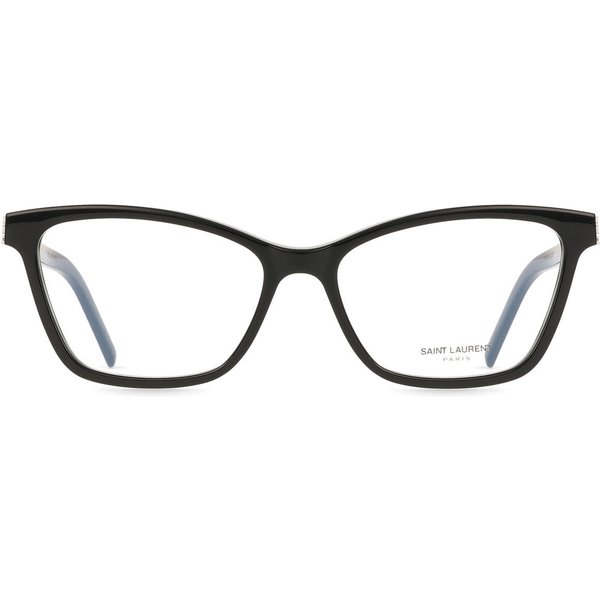 Saint Laurent SL M128 Asian Fit 005 Women’s Eyeglasses Black Size 56 - Blue Light Block Available