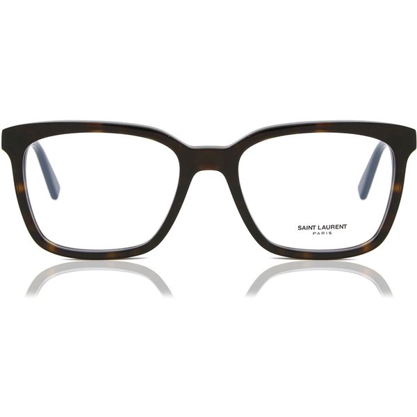 Saint Laurent SL 672 002 Men's Eyeglasses Tortoiseshell Size 55 - Blue Light Block Available