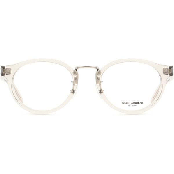 Saint Laurent SL 728/J Asian Fit 003 Men's Eyeglasses Brown Size 49 - Blue Light Block Available