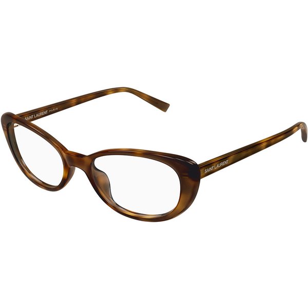 Saint Laurent SL 822 OPT 003 Women’s Eyeglasses Tortoiseshell Size 52 - Blue Light Block Available