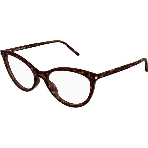 Saint Laurent SL 833 002 Women’s Eyeglasses Tortoiseshell Size 55 - Blue Light Block Available