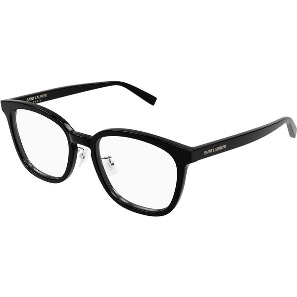 Saint Laurent SL 917/F Asian Fit 001 Men's Eyeglasses Black Size 54 - Blue Light Block Available