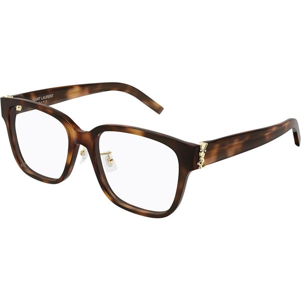Saint Laurent SL M165/F Asian Fit 003 Women’s Eyeglasses Tortoiseshell Size 54 - Blue Light Block Available