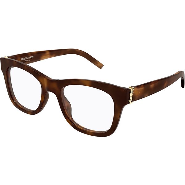 Saint Laurent SL M159 003 Women’s Eyeglasses Tortoiseshell Size 52 - Blue Light Block Available