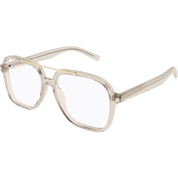 Saint Laurent SL 545 OPT Asian Fit 003 Women’s Eyeglasses Brown Size 58 - Blue Light Block Available