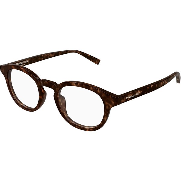 Saint Laurent SL 907 002 Men's Eyeglasses Tortoiseshell Size 47 - Blue Light Block Available