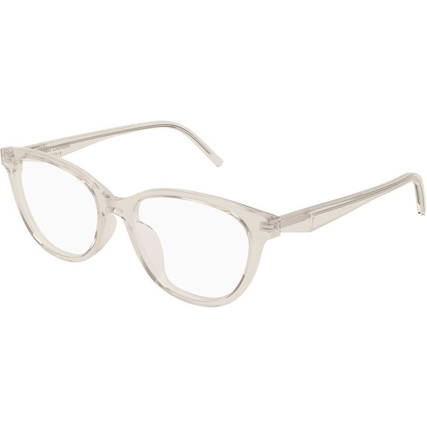 Saint Laurent SL M188/F Asian Fit 004 Women’s Eyeglasses Brown Size 53 - Blue Light Block Available