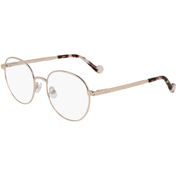 Liu Jo LJ2159 721 Men's Eyeglasses Rose-Gold Size 51 - Blue Light Block Available