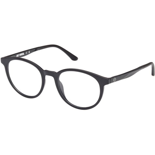 Harley Davidson HD50022 002 Men's Eyeglasses Black Size 50 - Blue Light Block Available