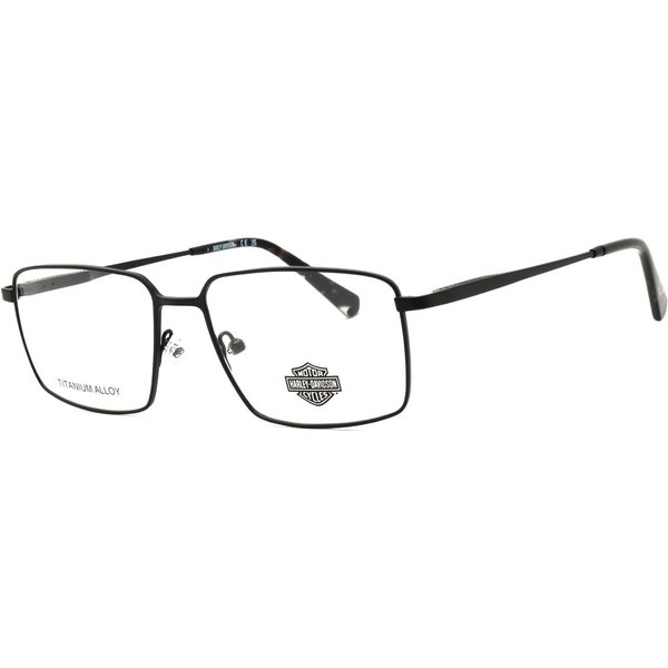 Harley Davidson HD50103 002 Men's Eyeglasses Black Size 55 - Blue Light Block Available