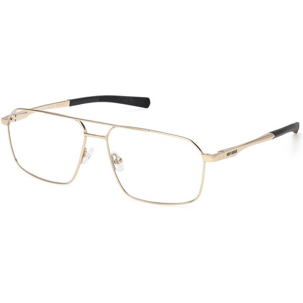 Harley Davidson HD50115 032 Men's Eyeglasses Gold Size 61 - Blue Light Block Available