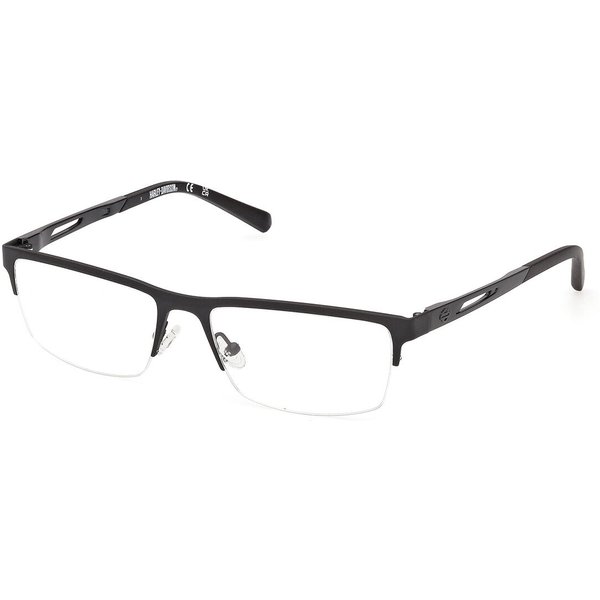 Harley Davidson HD50132 002 Men's Eyeglasses Black Size 57 - Blue Light Block Available