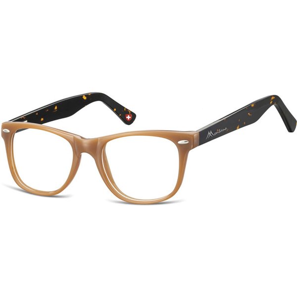 Montana Eyewear MA61 MA61F Men's Eyeglasses Brown Size 53 - Blue Light Block Available