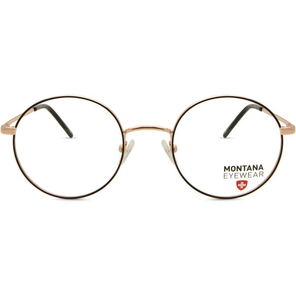 Montana Eyewear MM584 MM584A Men's Eyeglasses Black Size 49 - Blue Light Block Available