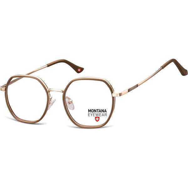 Montana Eyewear M-MTR583 M-MTR583C Men's Eyeglasses Brown Size 49 - Blue Light Block Available