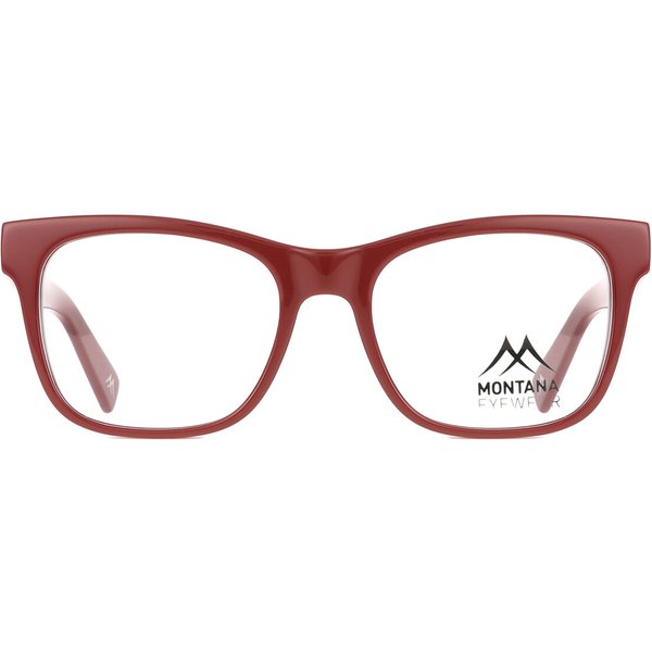 Montana Eyewear MA48 MA48C Men's Eyeglasses Red Size 52 - Blue Light Block Available
