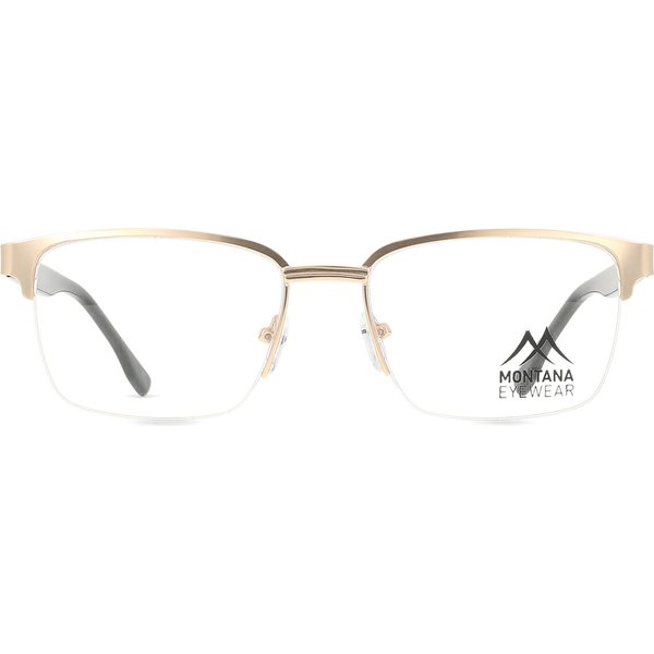 Montana Eyewear MM579 MM579E Men's Eyeglasses Gold Size 54 - Blue Light Block Available