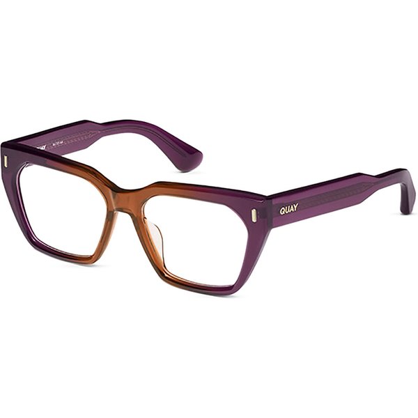Quay TRES CHIC 80554 Women’s Eyeglasses Purple Size 54 - Blue Light Block Available