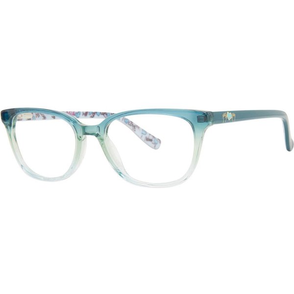 Kensie Love Teal Green Men's Eyeglasses Green Size 47 - Blue Light Block Available