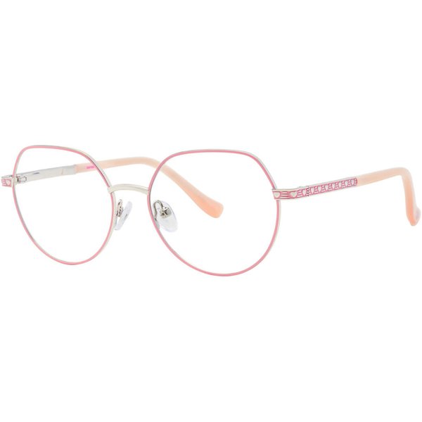 Kensie Pastel Kids Peach Blossom Kids' Eyeglasses Size 48 - Blue Light Block Available